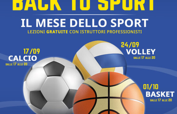 Back to Sport – Il Mese dello Sport