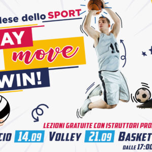 Play, More, Win! – Il Mese dello Sport