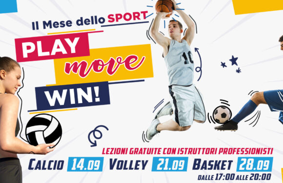 Play, More, Win! – Il Mese dello Sport