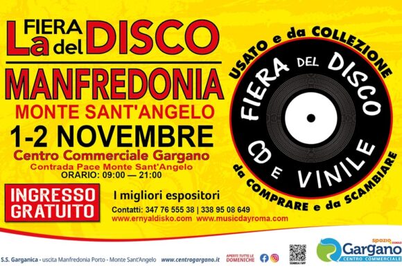 La Fiera del Disco: nuovo appuntamento al Centro Gargano