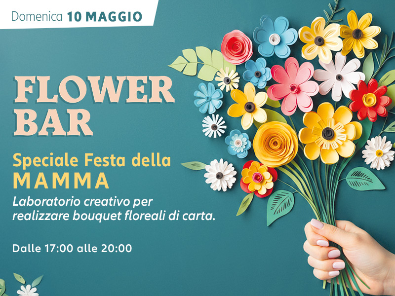 Flower Bar - Speciale festa della Mamma - slide mobile